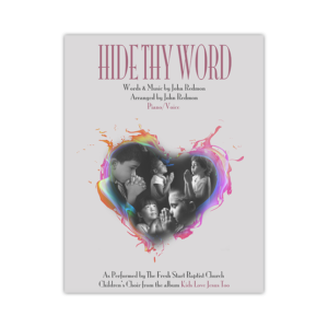 Hide Thy Word (In My Heart) Sheet Music